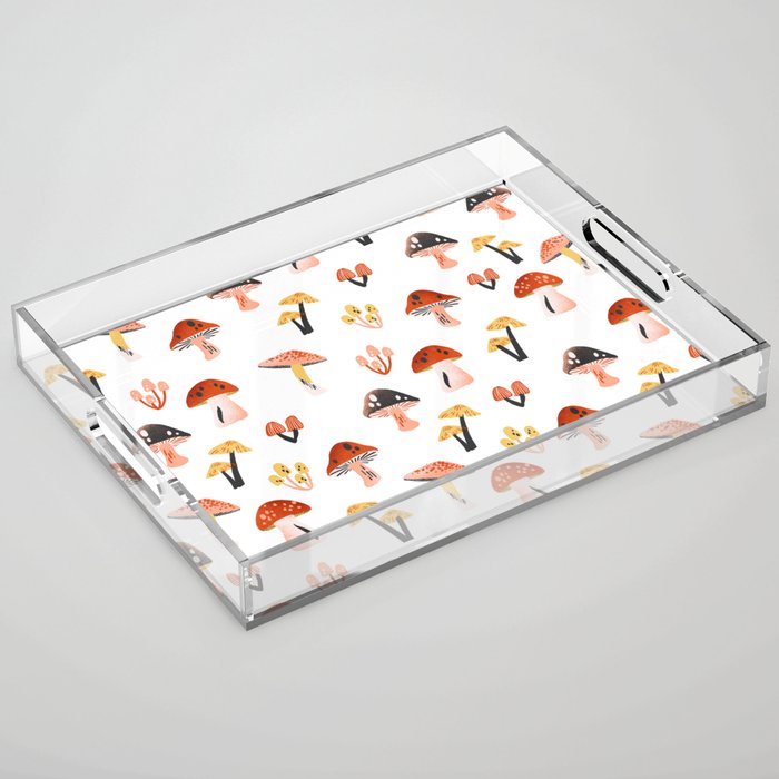 Mini Mushrooms Acrylic Tray Gallery Image 1