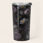 Mystic Moon Night Roses Botanical Flower Garden Travel Mug Gallery Image 2