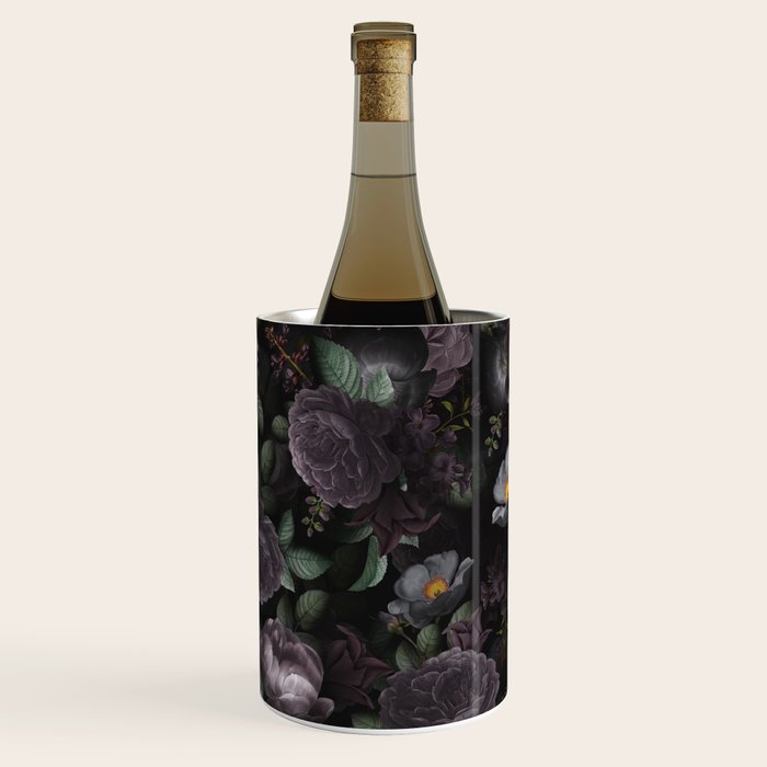 Mystic Moon Night Roses Botanical Flower Garden Wine Chiller Gallery Image 1