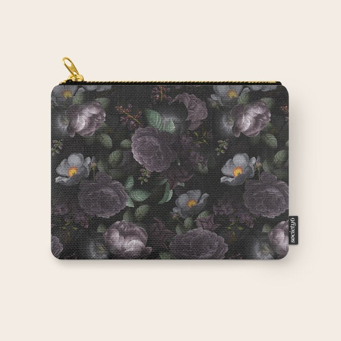 Mystic Moon Night Roses Botanical Flower Garden Carry All Pouch Gallery Image 1