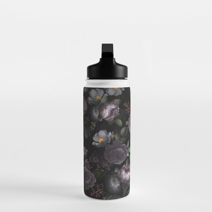 Mystic Moon Night Roses Botanical Flower Garden Water Bottle Gallery Image 3