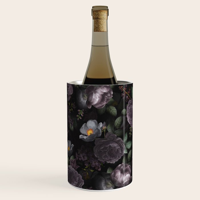 Mystic Moon Night Roses Botanical Flower Garden Wine Chiller Gallery Image 2