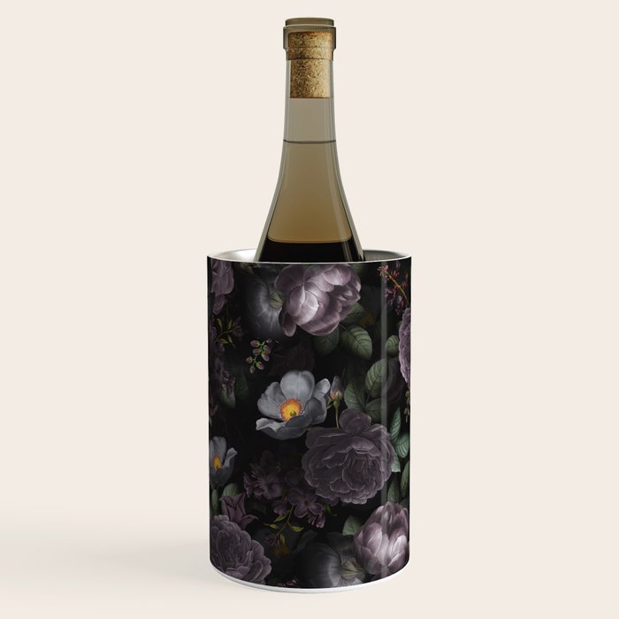Mystic Moon Night Roses Botanical Flower Garden Wine Chiller Gallery Image 3