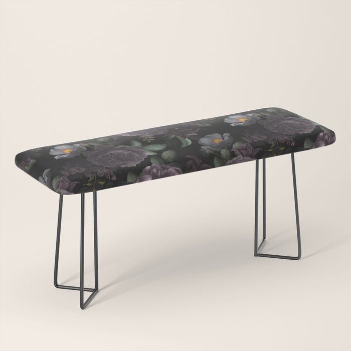 Mystic Moon Night Roses Botanical Flower Garden Bench Gallery Image 1