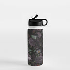 Mystic Moon Night Roses Botanical Flower Garden Water Bottle Gallery Image 1