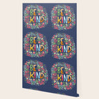 Be kind, floral Wallpaper Gallery Image 2