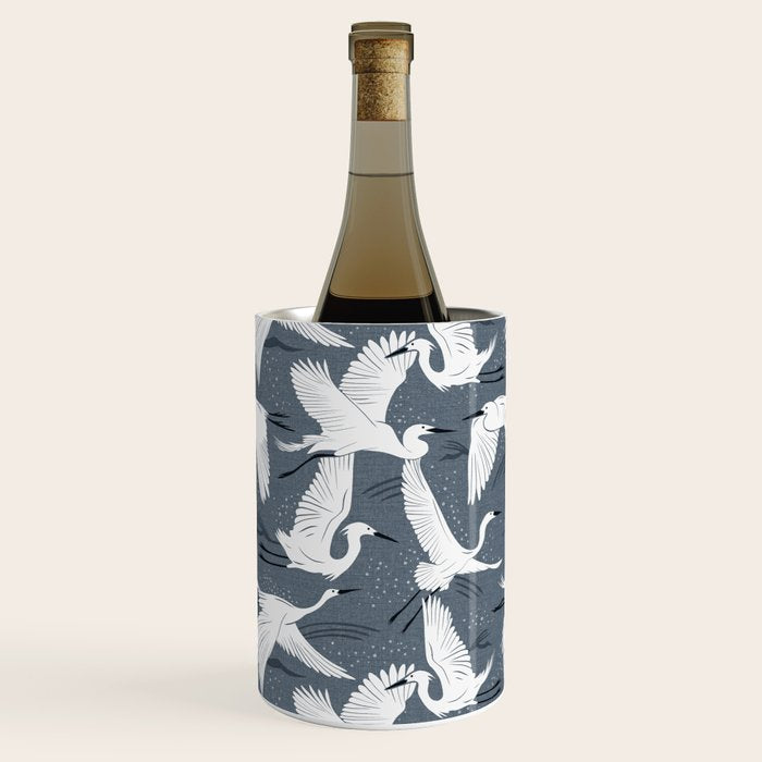 Soaring Wings - Steel Blue Grey Wine Chiller Gallery Image 2