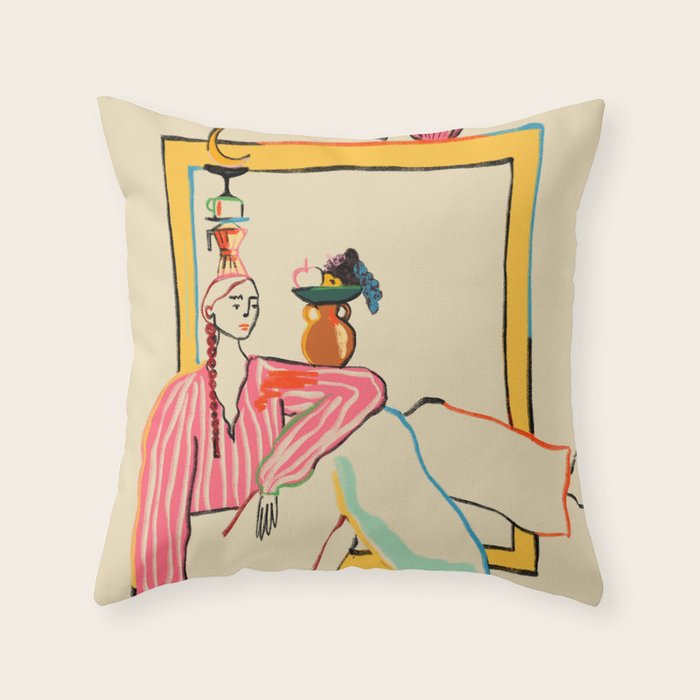 HOLIDAYS AT HOME Throw Pillow Gallery Image 6