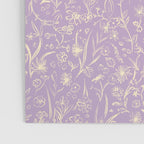 Wild Garden Drawing (Lilac) Poster Gallery Image 3