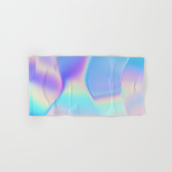 Opal Iridescent Abstract Paint Bath Towel Gallery Image 1