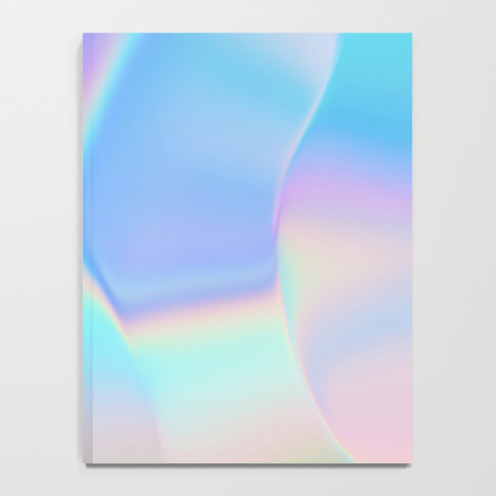 Opal Iridescent Abstract Paint Notebook Gallery Image 4