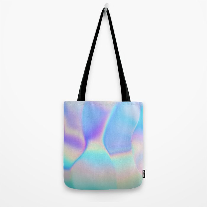 Opal Iridescent Abstract Paint Tote Bag Gallery Image 2