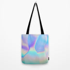 Opal Iridescent Abstract Paint Tote Bag Gallery Image 2