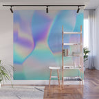Opal Iridescent Abstract Paint Wall Mural Gallery Image 1
