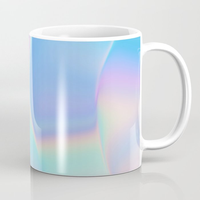 Opal Iridescent Abstract Paint Coffee Mug Gallery Image 1