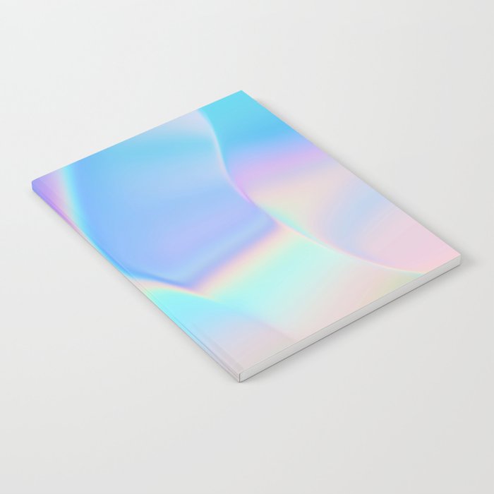 Opal Iridescent Abstract Paint Notebook Gallery Image 1