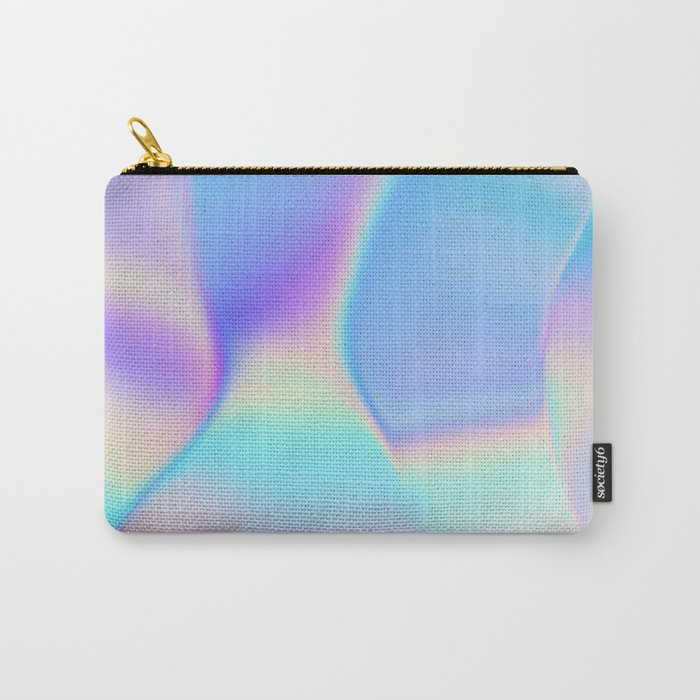 Opal Iridescent Abstract Paint Carry All Pouch Gallery Image 1