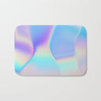 Opal Iridescent Abstract Paint Bath Mat Gallery Image 1