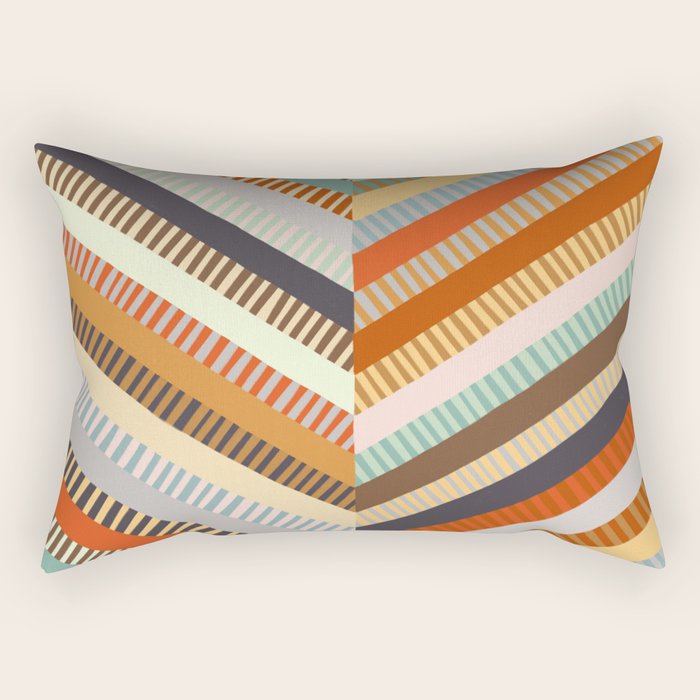 Fall Grandmother's Quilt II Rectangular Pillow Gallery Image 2