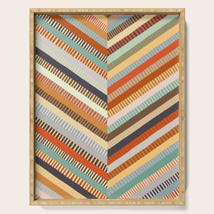 Fall Grandmother's Quilt II Serving Tray Gallery Image 1