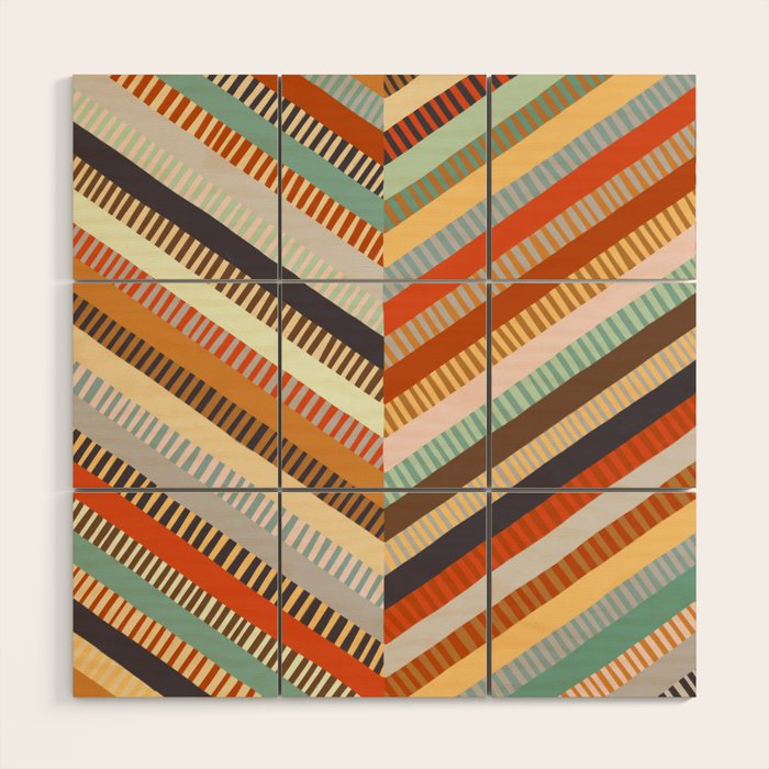 Fall Grandmother's Quilt II Wood Wall Art Gallery Image 1
