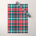 Classic Christmas Plaid Wrapping Paper Gallery Image 1