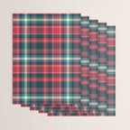 Classic Christmas Plaid Wrapping Paper Gallery Image 3