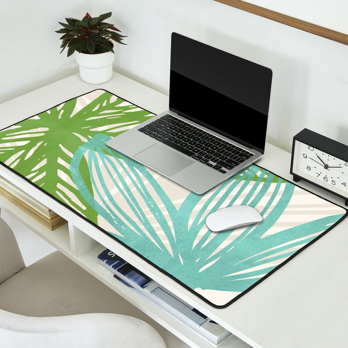 Abstract Coastal Flora Desk Mat Gallery Image 2