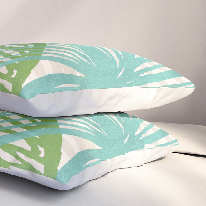 Abstract Coastal Flora Pillow Sham Gallery Image 3
