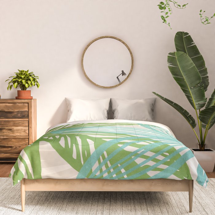 Abstract Coastal Flora Comforter Gallery Image 3