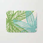 Abstract Coastal Flora Bath Mat Gallery Image 1