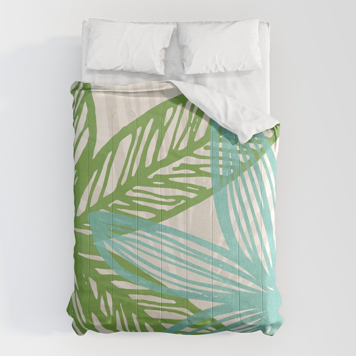 Abstract Coastal Flora Comforter Gallery Image 6