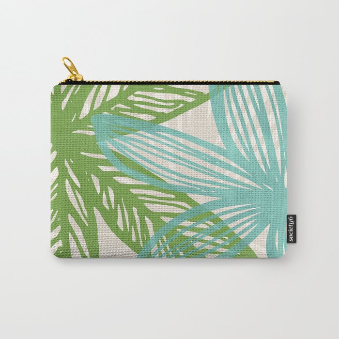 Abstract Coastal Flora Carry All Pouch Gallery Image 1
