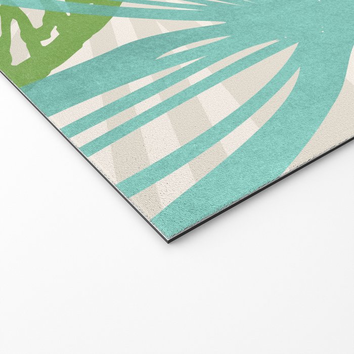 Abstract Coastal Flora Welcome Mat Gallery Image 2