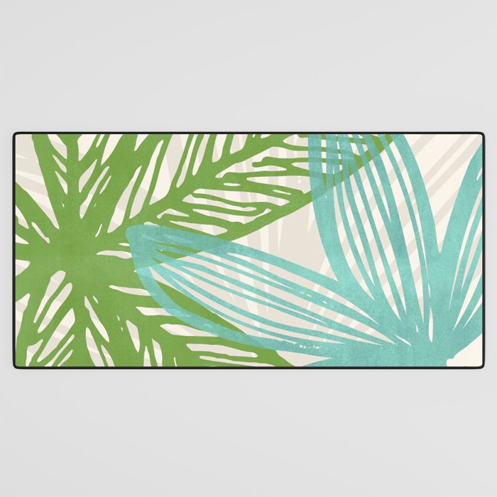 Abstract Coastal Flora Desk Mat Gallery Image 3