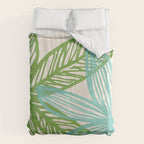 Abstract Coastal Flora Duvet Cover Gallery Image 6