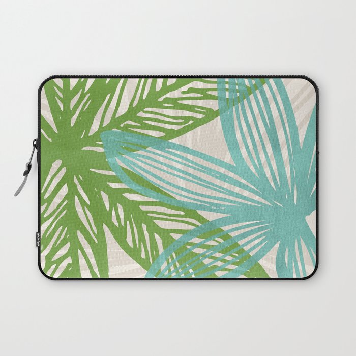 Abstract Coastal Flora Laptop Sleeve Gallery Image 1