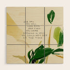 "One Day You Will Look Back And Find: You Were Growing In Ways You Could Not See At The Time." Wood Wall Art Gallery Image 1