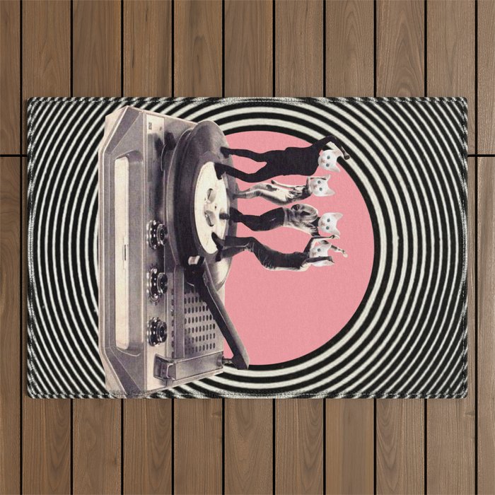 Groovy Cats Outdoor Rug Gallery Image 1
