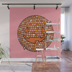 Disco Ball Jack O Lantern Wall Mural Gallery Image 1