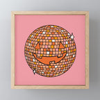 Disco Ball Jack O Lantern Mini Art Print Gallery Image 1
