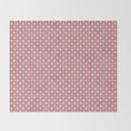 Vintage Stars VI Rose Throw Blanket Gallery Image 2