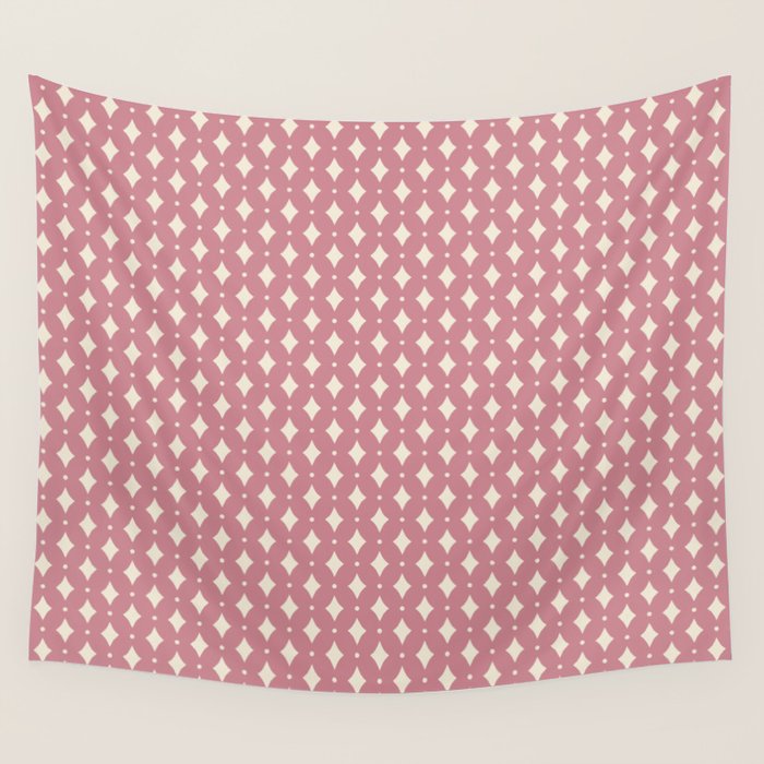 Vintage Stars VI Rose Wall Tapestry Gallery Image 4