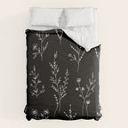 New Black Wildflowers Comforter Gallery Image 6