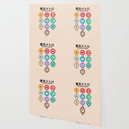 Tokyo subway map print. City metro alphabet poster, japan underground print, japanese city wall art. Wallpaper Gallery Image 2