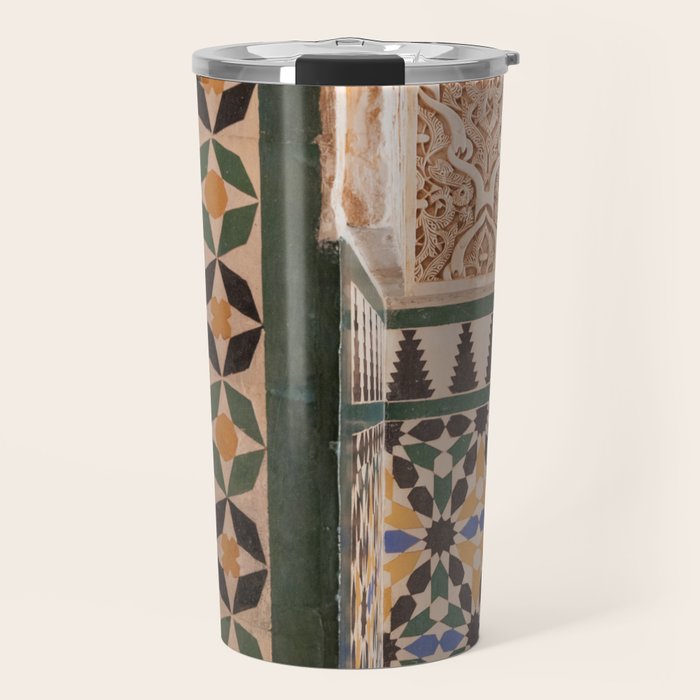 Historical Tiles - Alhambra Granada Spain Travel Mug Gallery Image 1