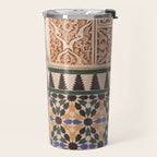 Historical Tiles - Alhambra Granada Spain Travel Mug Gallery Image 2