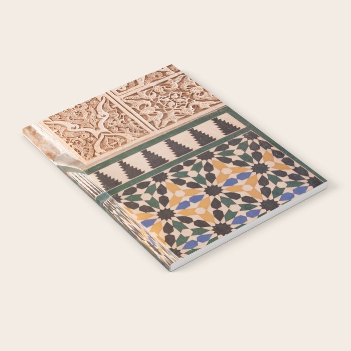 Historical Tiles - Alhambra Granada Spain Notebook Gallery Image 1