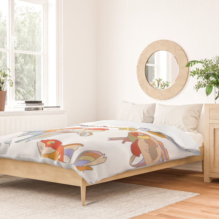 FISH FISH FISH Duvet Cover Gallery Image 2