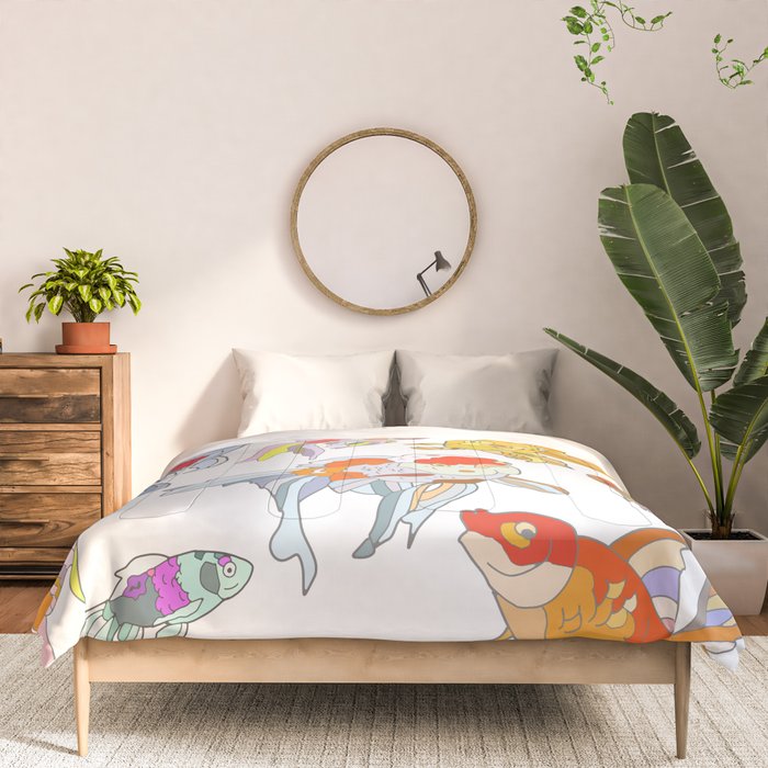 FISH FISH FISH Comforter Gallery Image 3